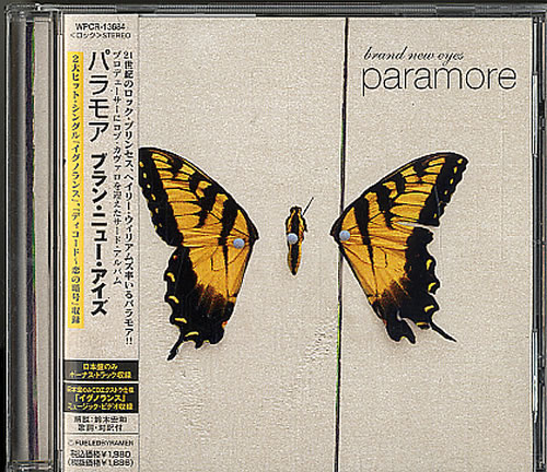 Paramore Brand New Eyes Japanese Promo Cd Album WPCR-13684